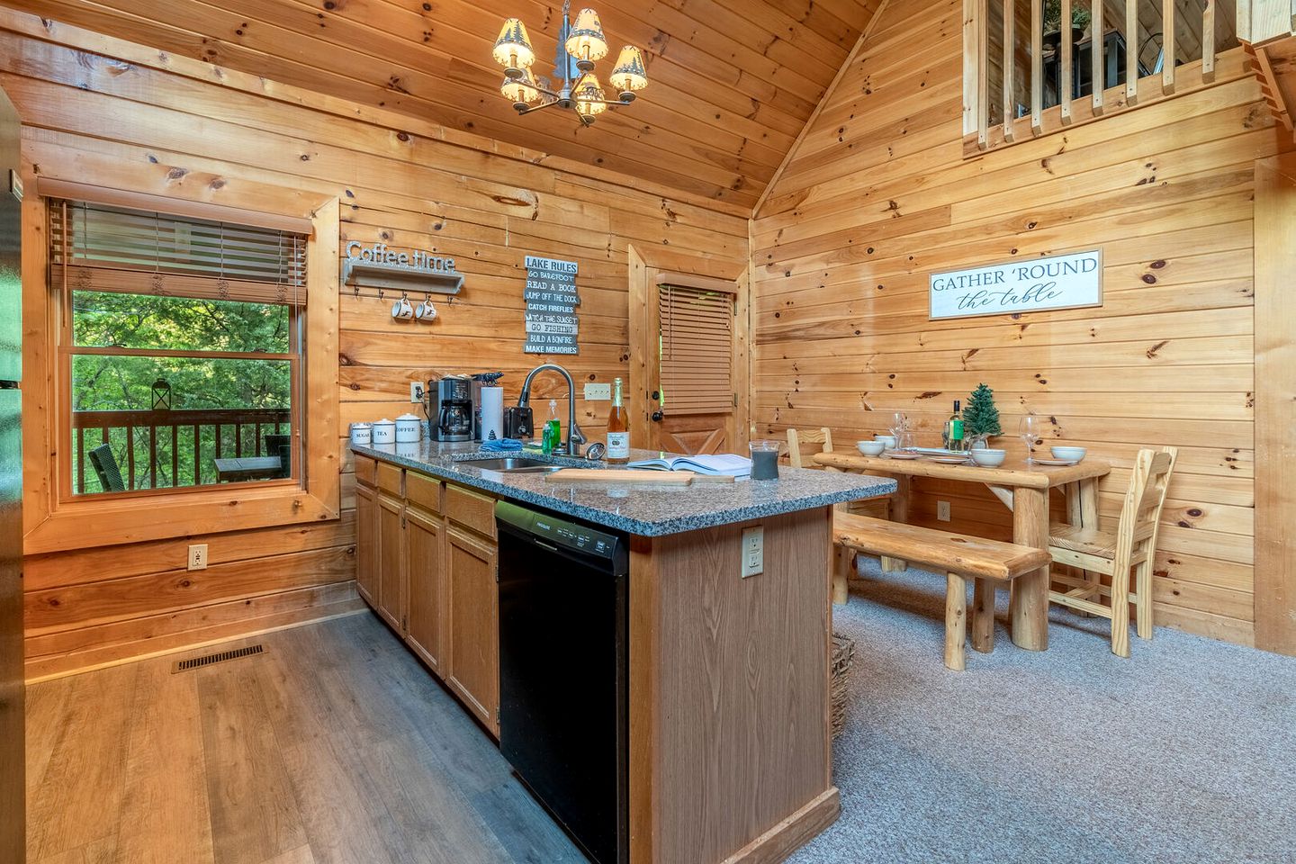 Picturesque Log Cabin with Private Hot Tub and Arcade Games on Douglas Lake near Sevierville, Tennessee