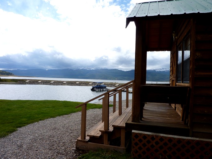 Cabins (United States of America, West Yellowstone, Montana)