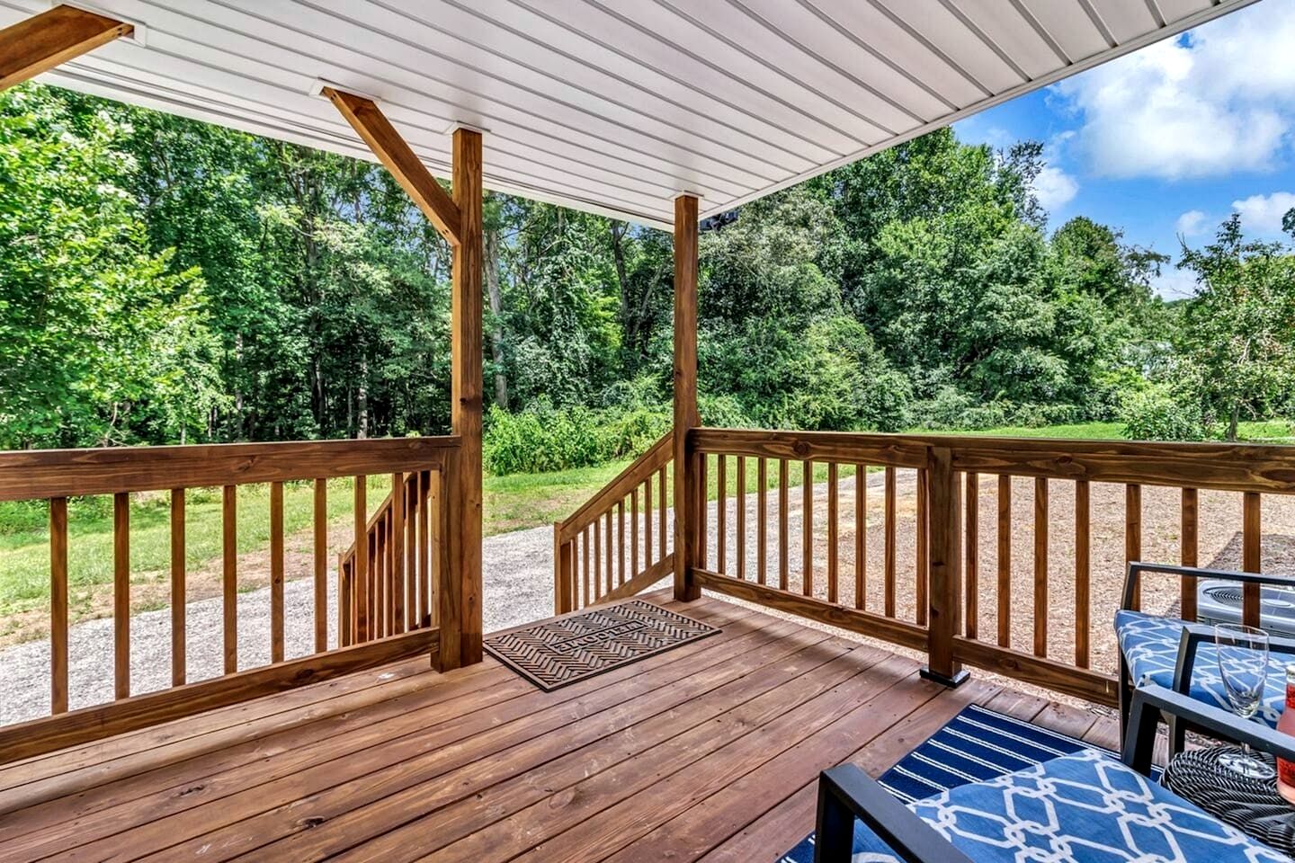 Charming Cottage with Spacious Backyard and Covered Porches Near Downtown Black Mountain, NC