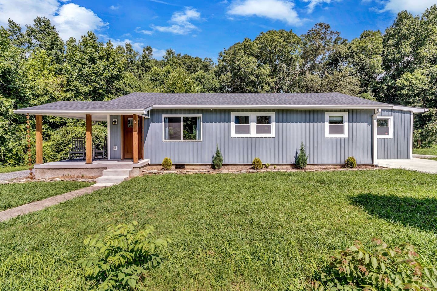 Charming Cottage with Spacious Backyard and Covered Porches Near Downtown Black Mountain, NC