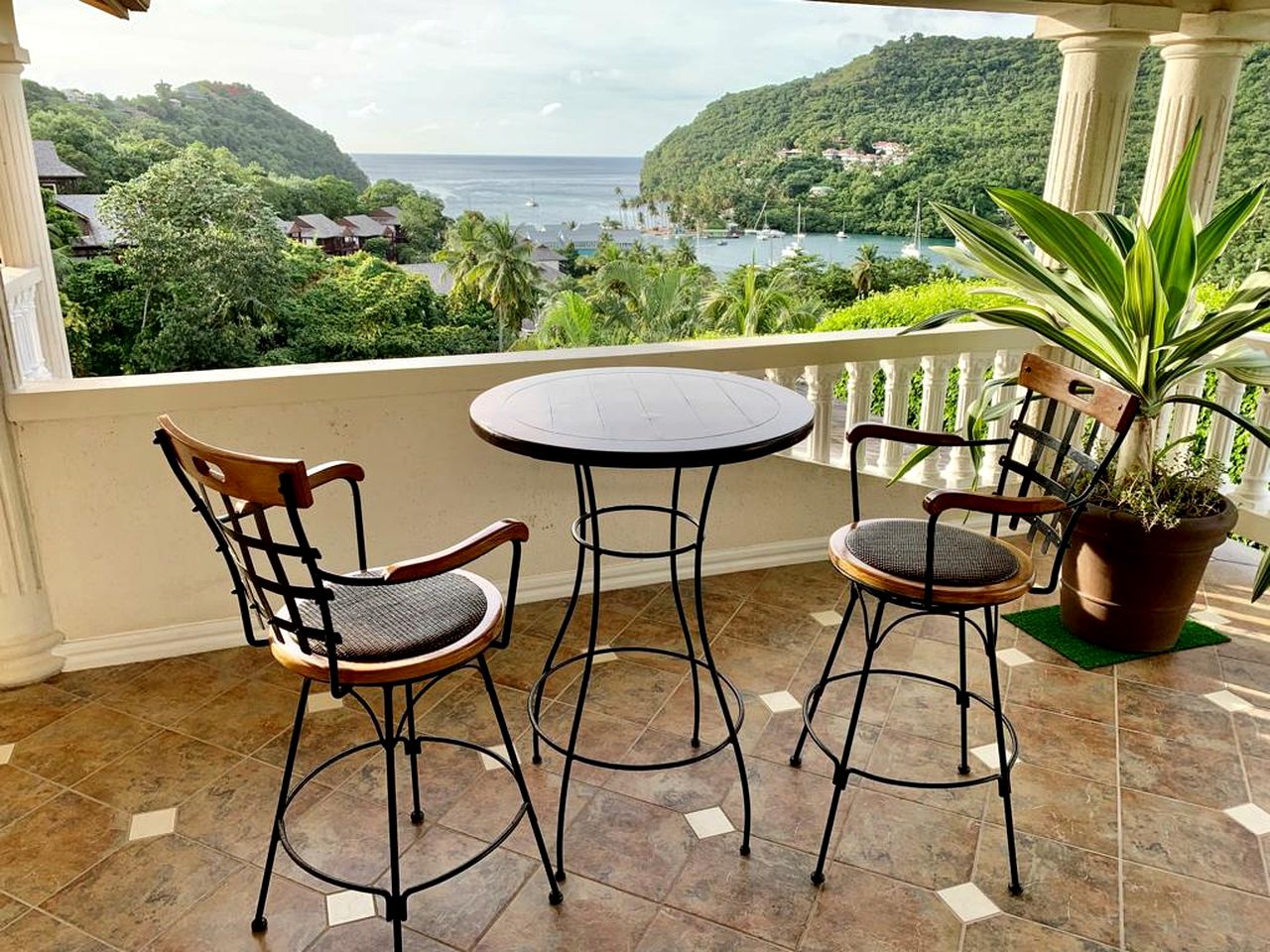 Enormous Villa with Lovely Exterior Living Spaces and Private Pool in Marigot Bay, Castries