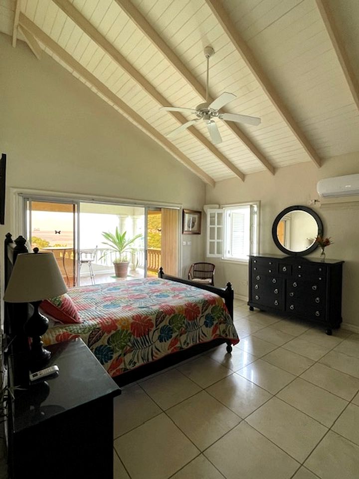 Enormous Villa with Lovely Exterior Living Spaces and Private Pool in Marigot Bay, Castries