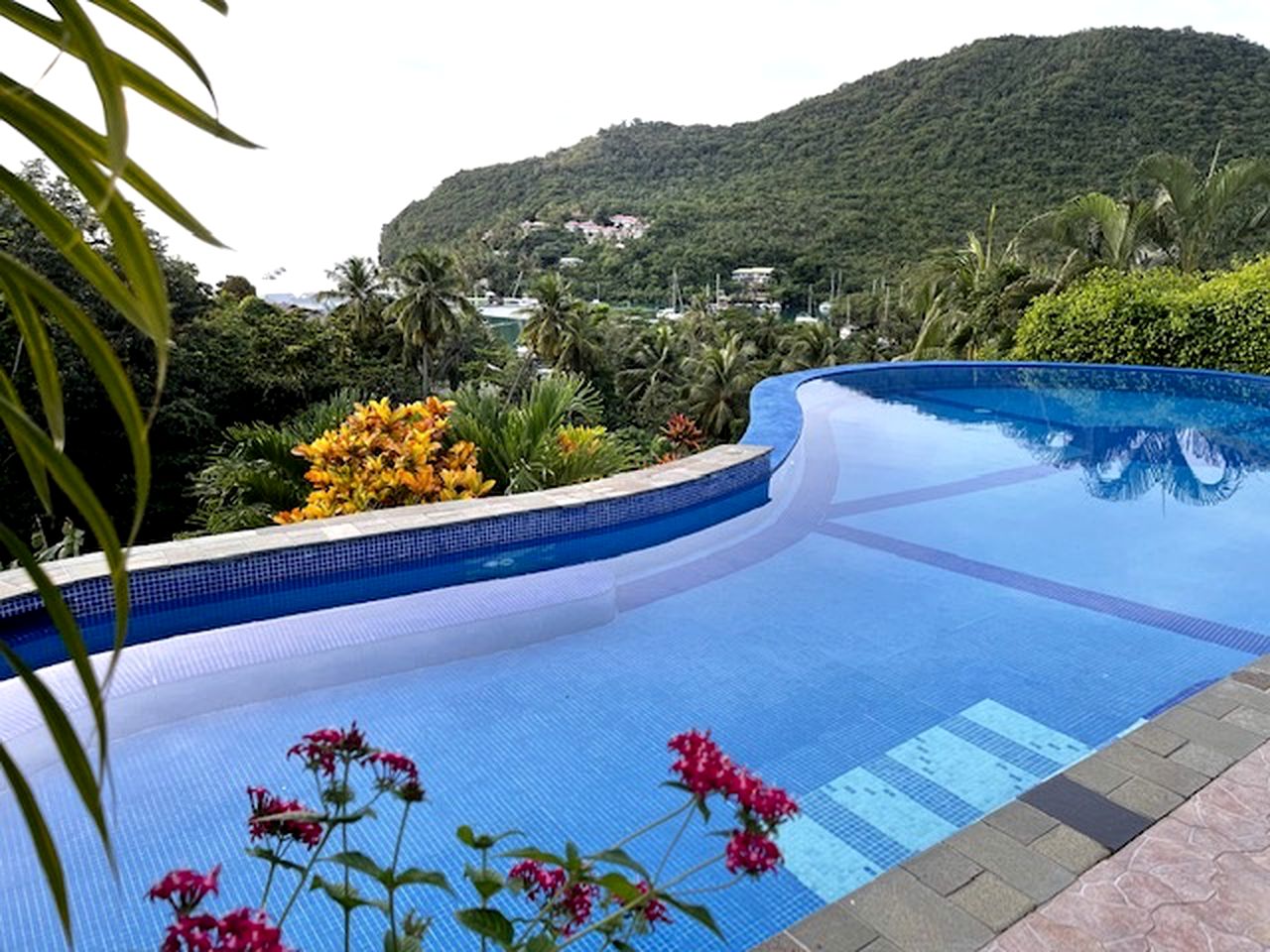 Enormous Villa with Lovely Exterior Living Spaces and Private Pool in Marigot Bay, Castries