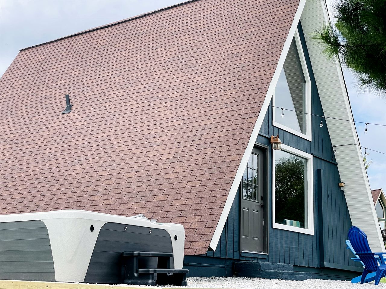 Beautiful A-frame with Hot-tub in Makanda, Illinois