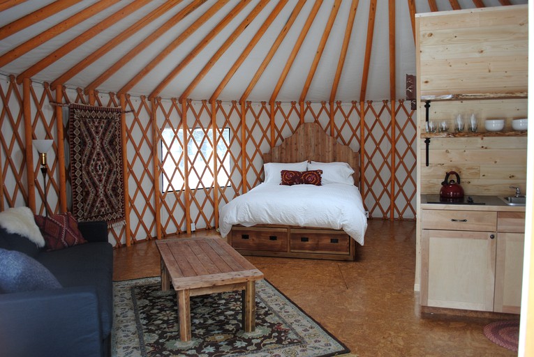 Yurts (Emma Lake, Saskatchewan, Canada)