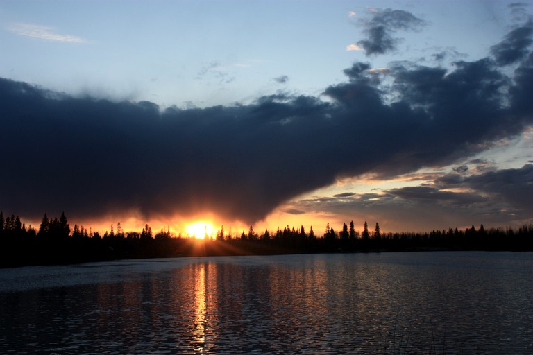 Yurts (Emma Lake, Saskatchewan, Canada)