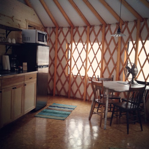 Yurts (Emma Lake, Saskatchewan, Canada)