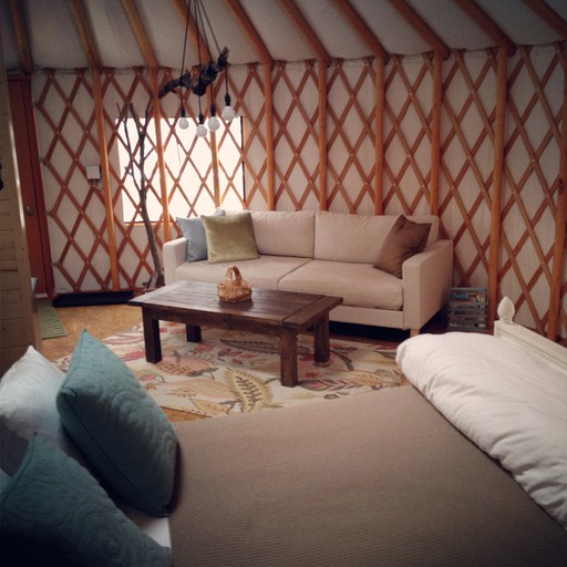 Yurts (Emma Lake, Saskatchewan, Canada)