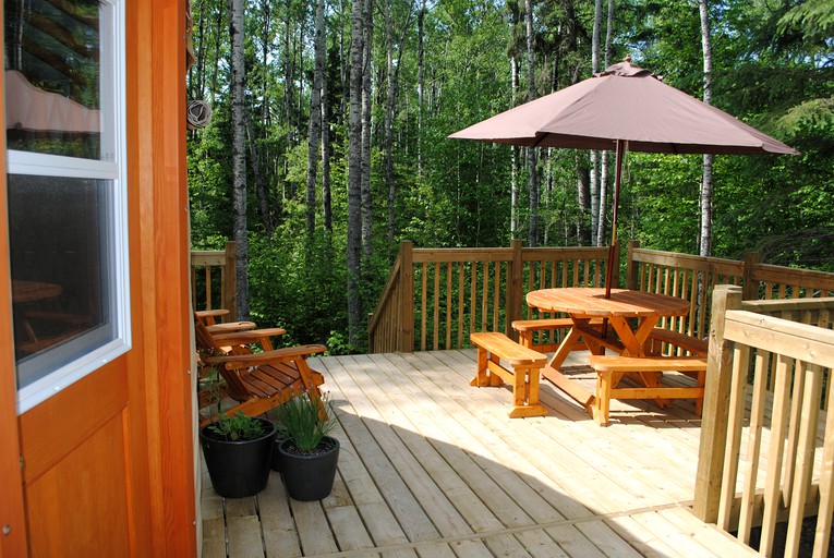 Yurts (Emma Lake, Saskatchewan, Canada)