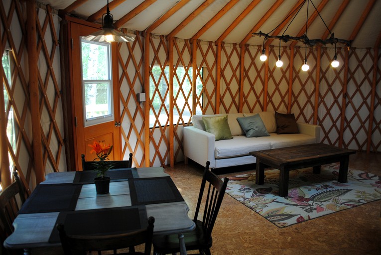 Yurts (Emma Lake, Saskatchewan, Canada)