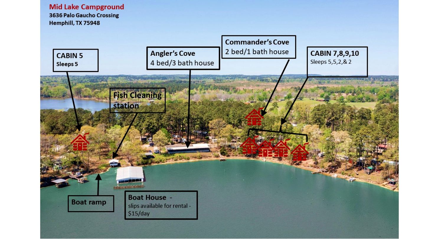 Beautiful Cabin by the Lake Nestled in Sabine National Forest for a Romantic Retreat in Hemphill, Texas