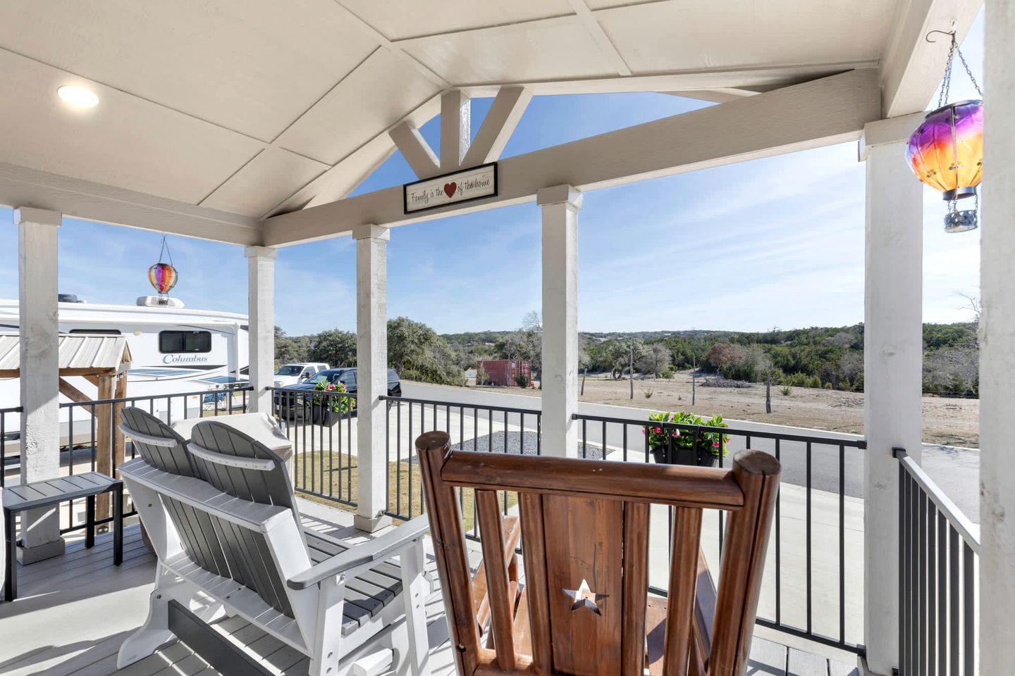 Stylish Tiny Home with Fire Pit & Stargazing Deck Near Fredericksburg, TX