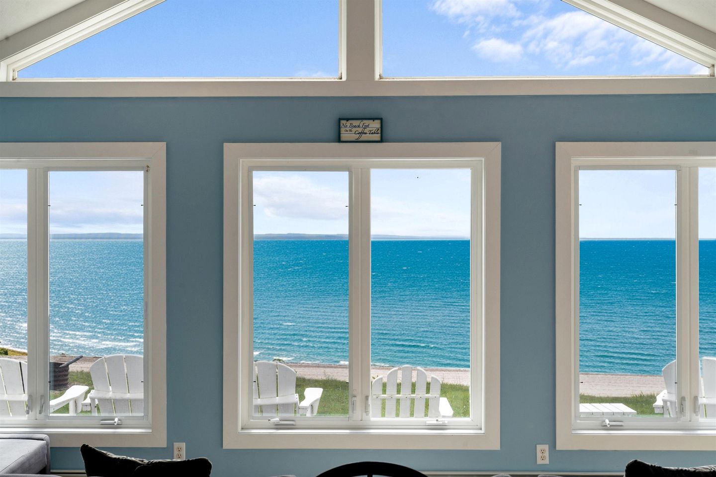 Beautiful Lakefront Cottage with Fire Pit in St. Ignace, Michigan