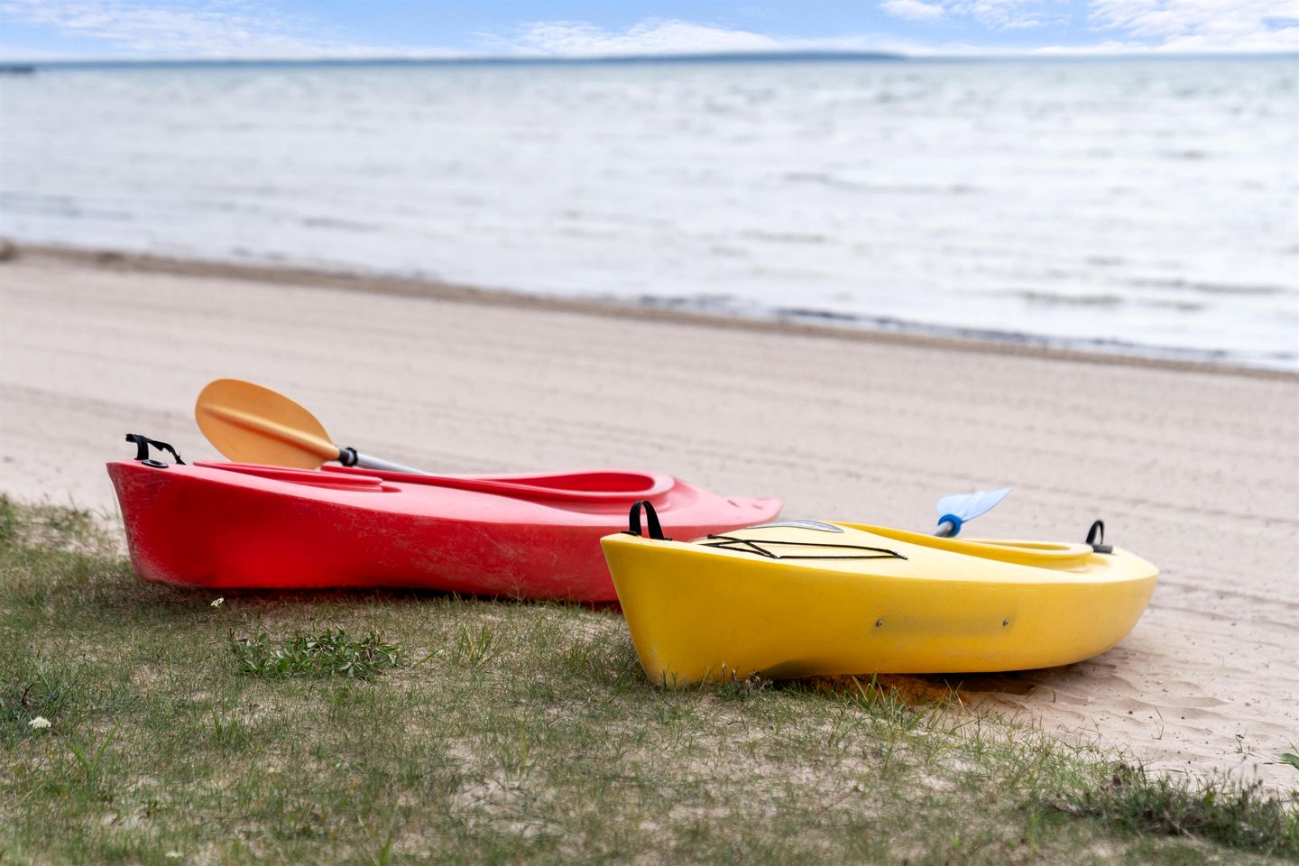 Beautiful Lakefront Cottage with Fire Pit in St. Ignace, Michigan