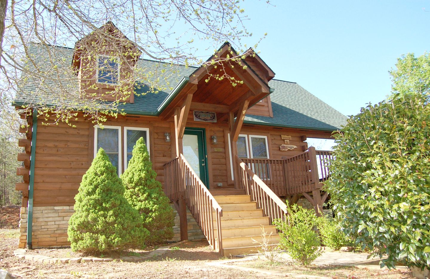 Beautiful Lakefront Log Cabin On Peaceful Laurel Lake Lake Lure Area