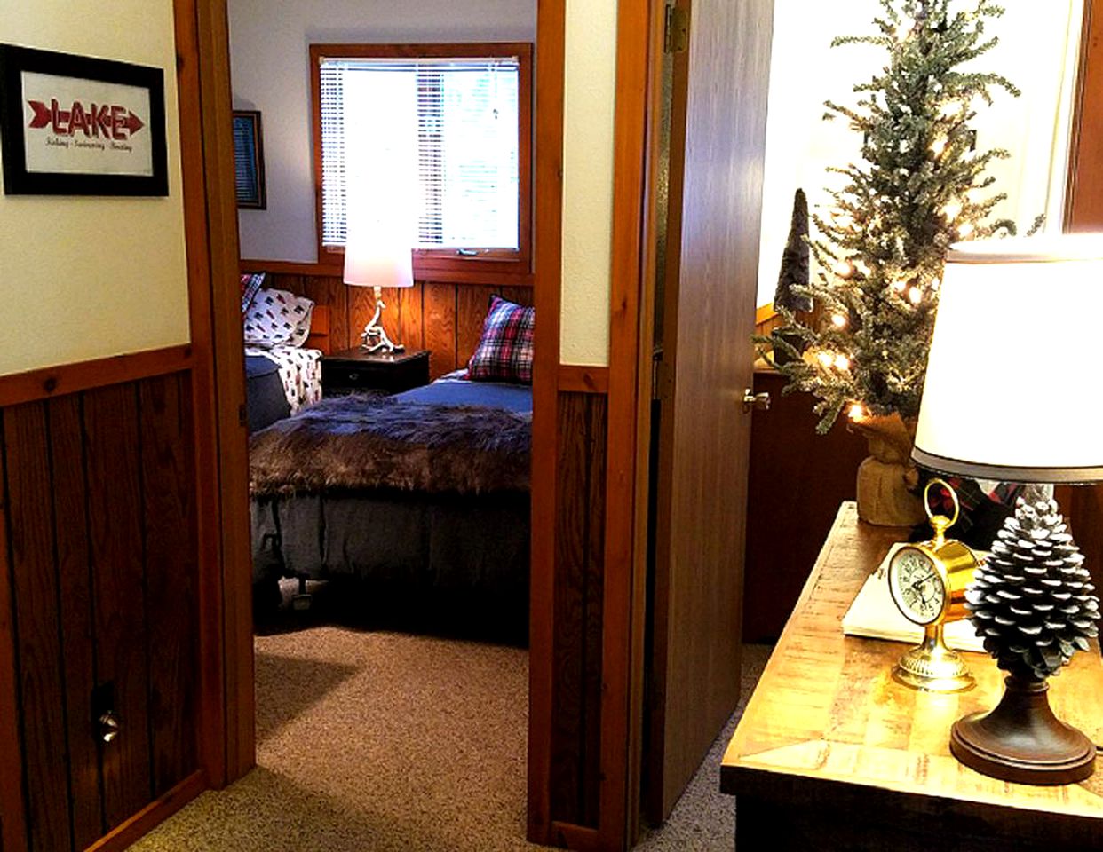 Inviting Lakefront Cabin with a Private Dock in Boulder Junction, Wisconsin