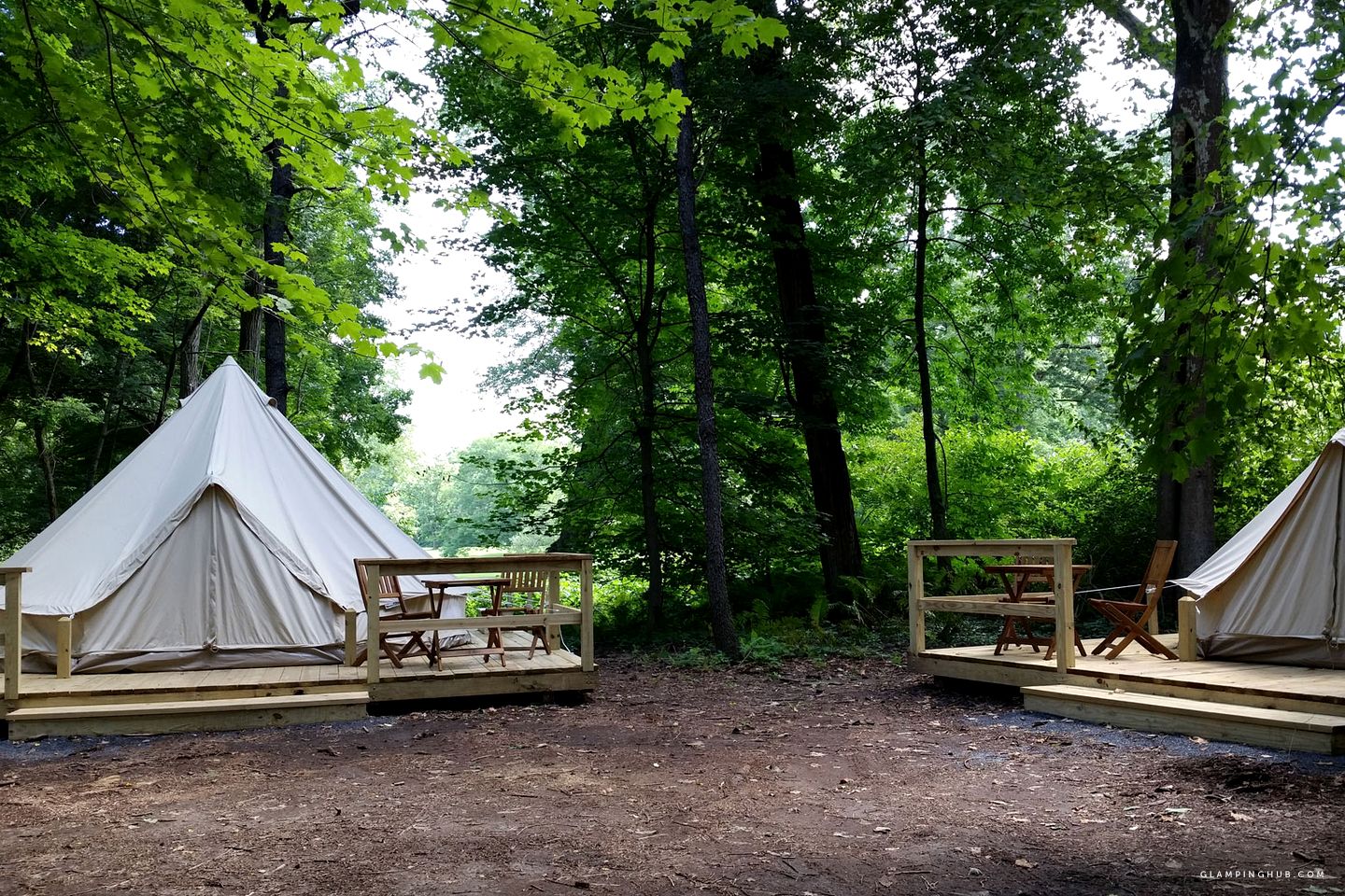 Luxury Tents near Stroudsburg, Pennsylvania