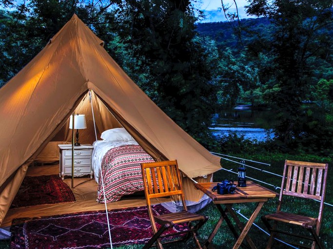 Glamping Delaware Water Gap, Pennsylvania Glamping Hub
