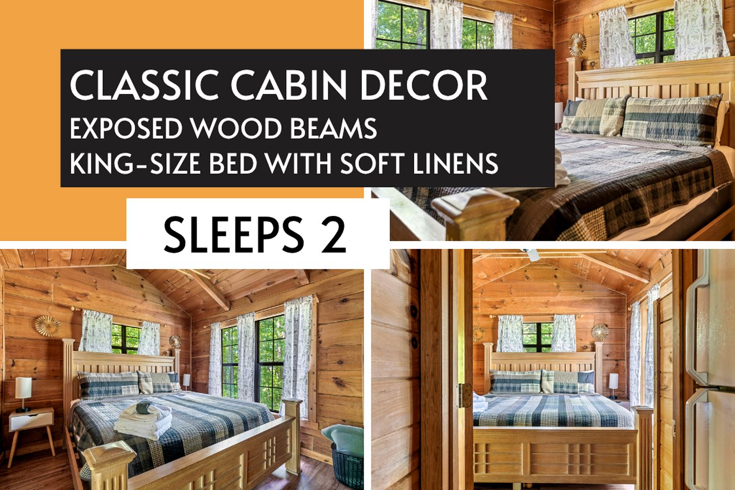 Beautiful Rustic Cabin with Jacuzzi, Covered Porch and Mountain Views in Sevierville, Tennessee