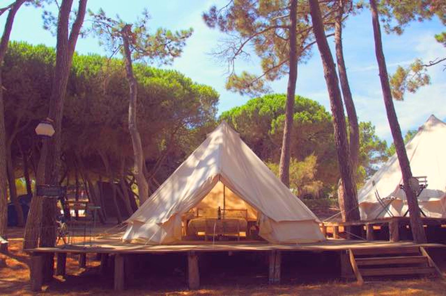 Beautiful Bell Tents at a Fantastic Surf Camp in Sagres, Portugal