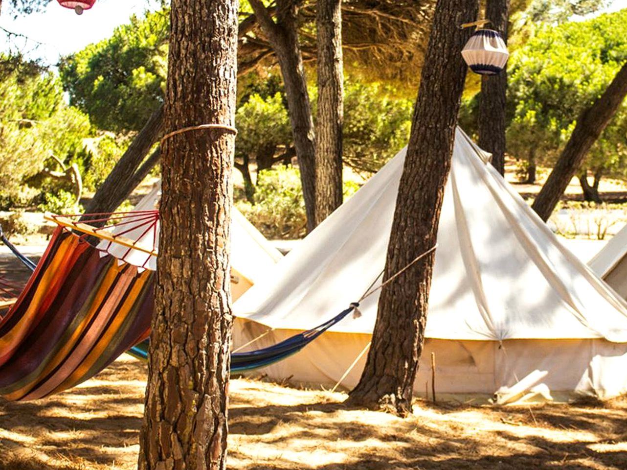 Beautiful Bell Tents at a Fantastic Surf Camp in Sagres, Portugal