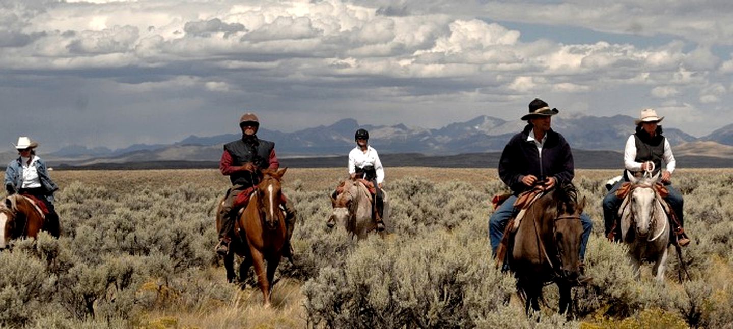 Beautiful Tipis and Horseback Riding at Scenic Ranch in Wyoming