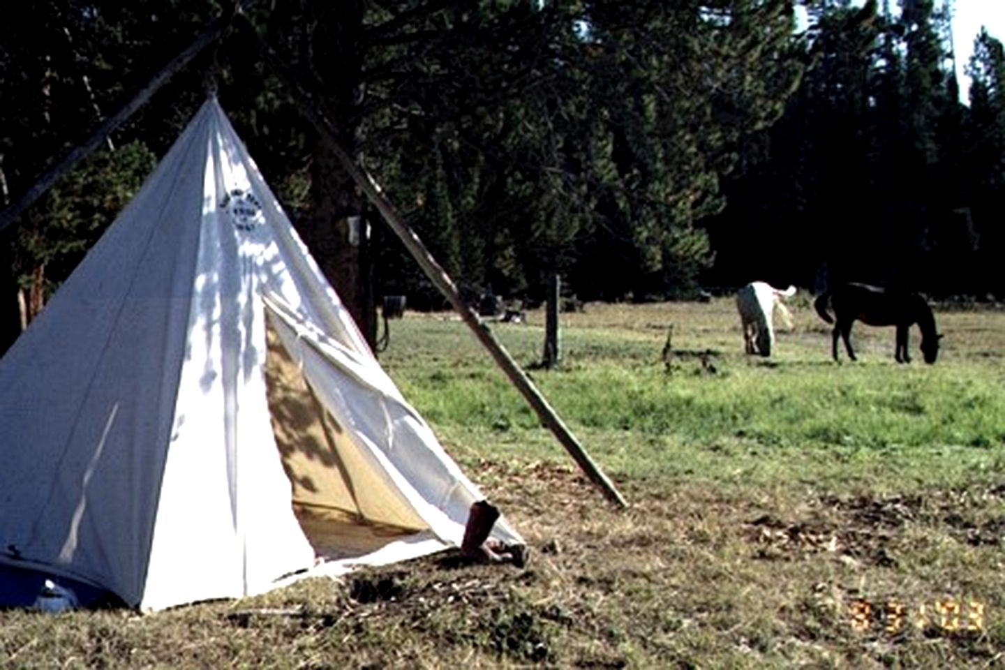 Beautiful Tipis and Horseback Riding at Scenic Ranch in Wyoming