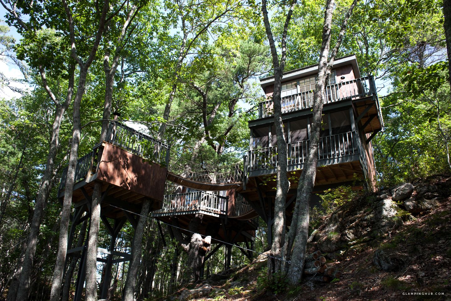 Tree House near the Back River, Maine