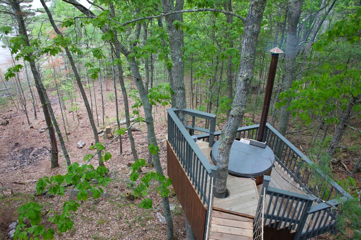 Tree House for Rent Back River, Maine Weekend Getaways