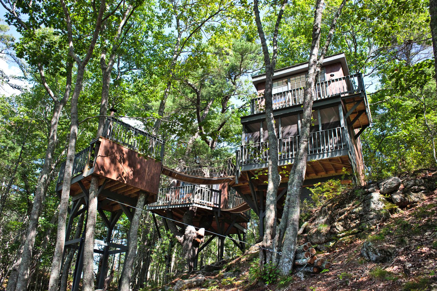 Tree House for Rent Back River, Maine Weekend Getaways