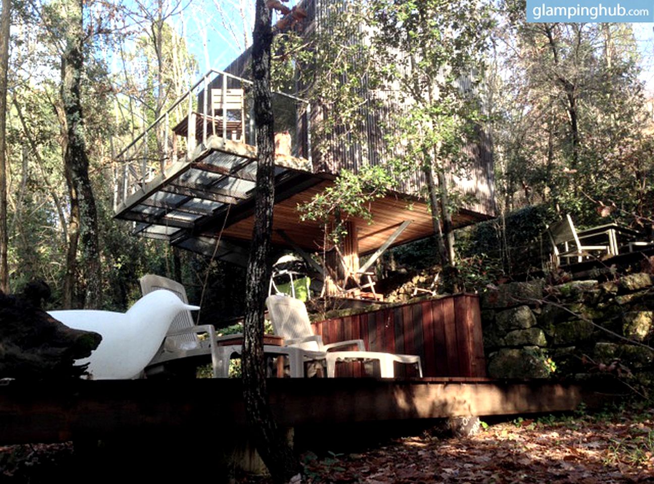 Stunning Tree House Hotel with Hot Tub in Ardèche, France