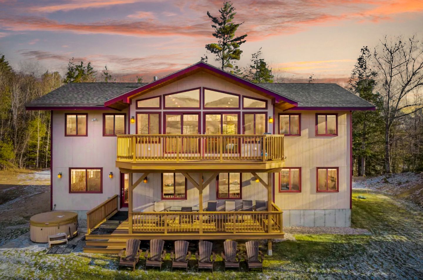 Beautiful Villa with Hot-tub and Barbecue in Bartlett, New Hampshire