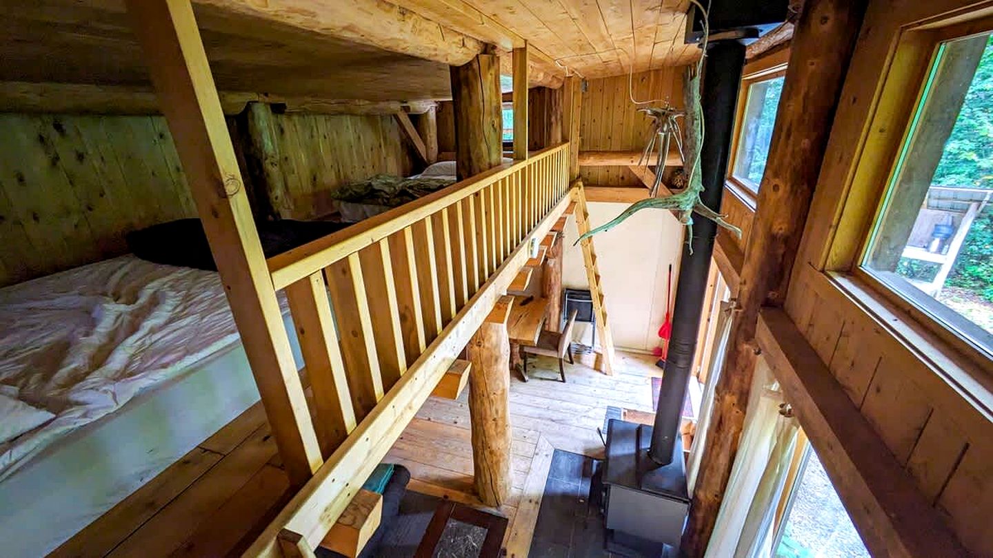 Beautiful Wooden Cabin Nestled in the Trees for a Peaceful Escape in Nature in Harrington, Quebec