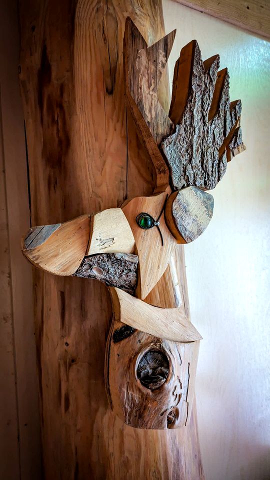 Beautiful Wooden Cabin Nestled in the Trees for a Peaceful Escape in Nature in Harrington, Quebec