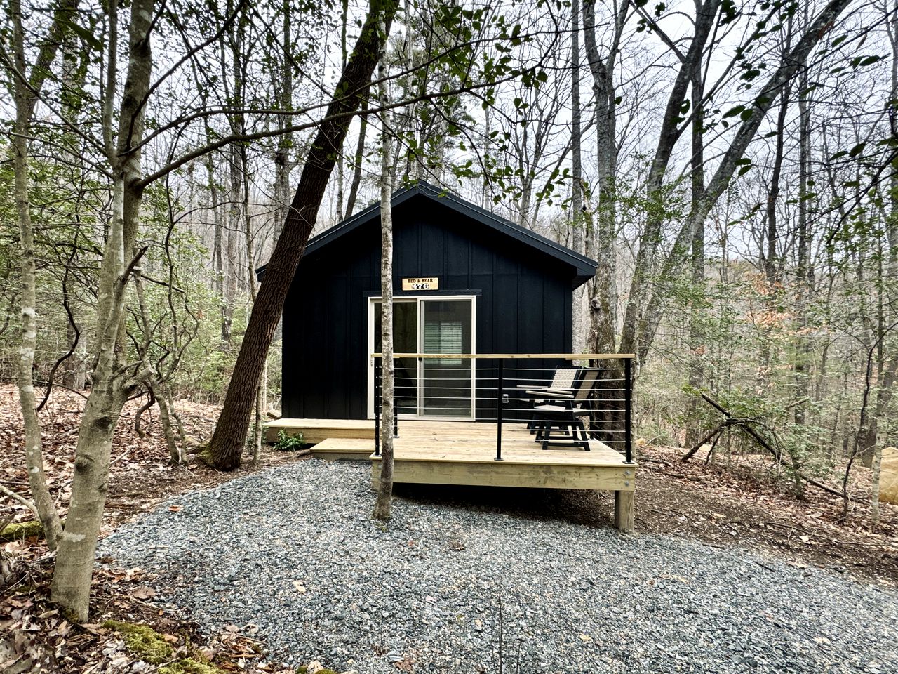 Bed & Bear 476 Cozy Cabin in Pisgah Forest, Cabins, Transylvania