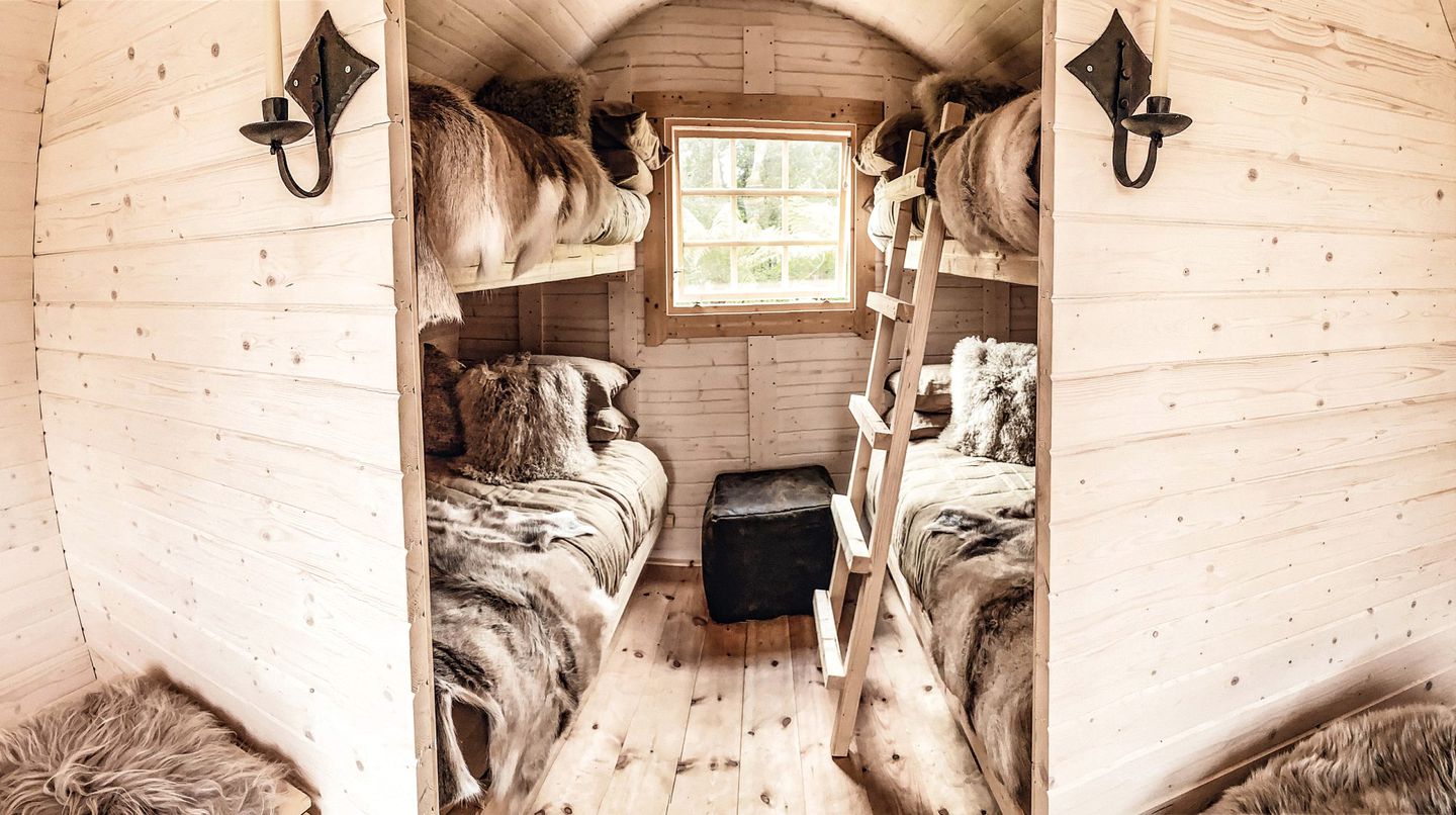 Off-the-Grid Viking-Style Barrels for Glamping on New Zealand's Wonderful West Coast