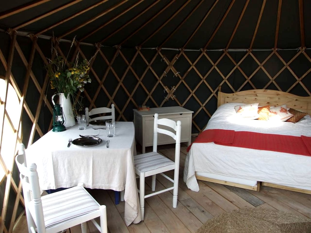 Hidden Meadow Retreat with Handcrafted Yurt in England, United Kingdom
