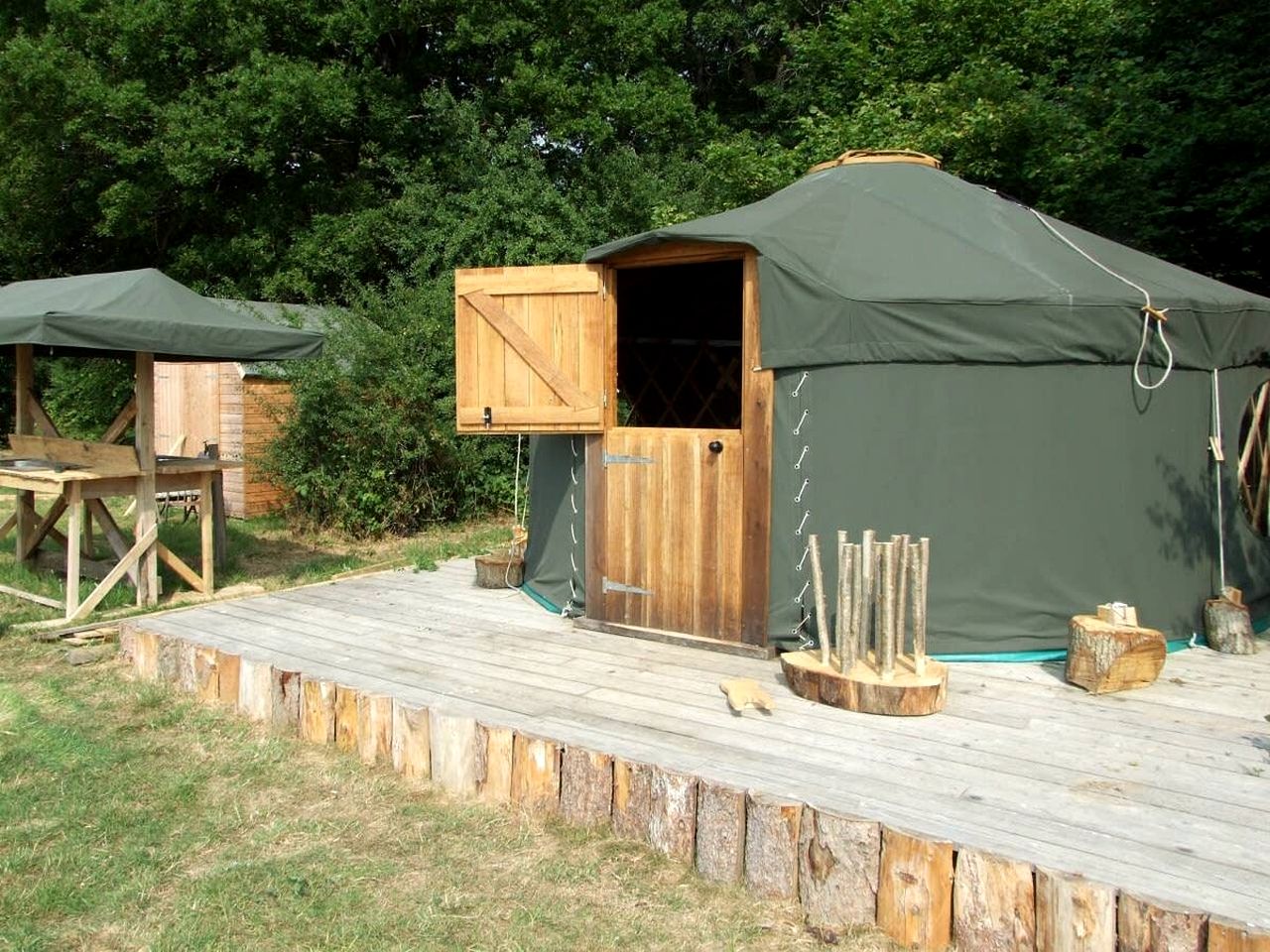 Hidden Meadow Retreat with Handcrafted Yurt in England, United Kingdom