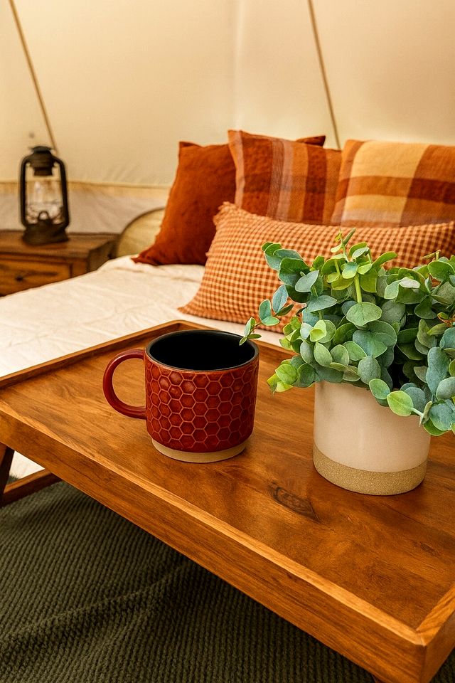 Luminous Glamping Bell Tent Retreat Near Sinking Creek, Missouri