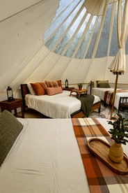 Luminous Glamping Bell Tent Retreat Near Sinking Creek, Missouri photo 2