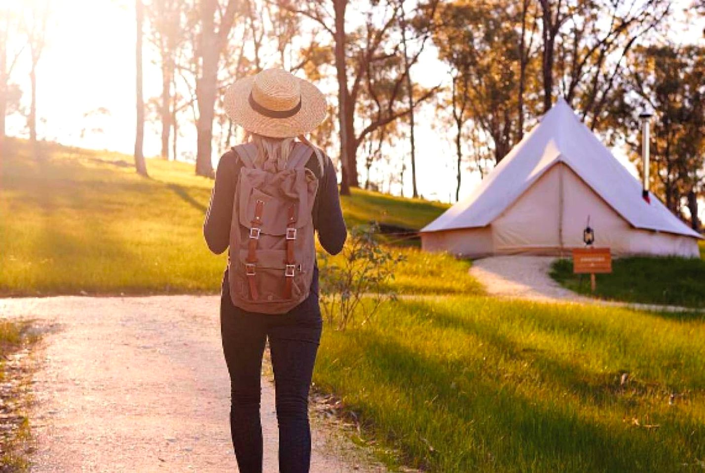 Bell Tent Glamping on a Luxury Camping Site near Daylesford for Romantic Getaways in Victoria