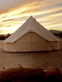 Gorgeous Bell Tent in Joshua Tree with an Outdoor Pool, Perfect for a California Getaway photo 3