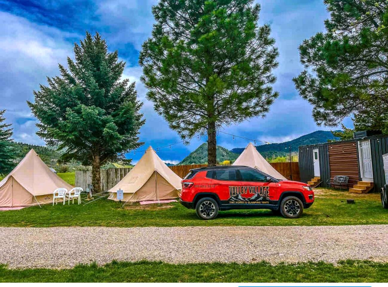 Charming Bell Tent in Swan Valley, Idaho near Palisades Lake and Jackson Hole