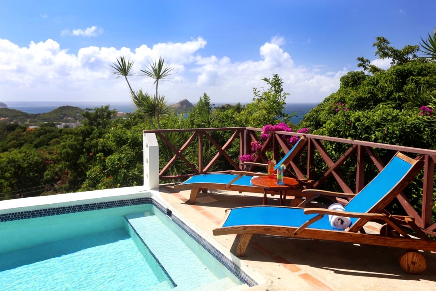 Delightful Retreat with Pool and Incredible Sea Views in Saint Lucia