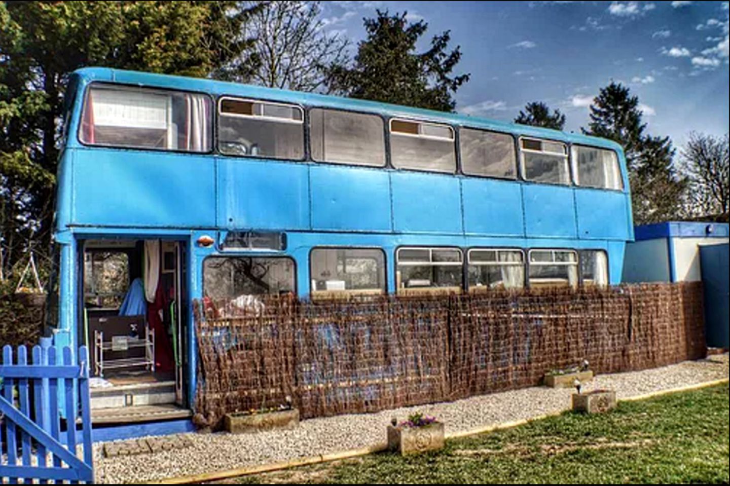 Converted Double Decker Bus for Unique Accommodation near Stretton Hills, Shropshire