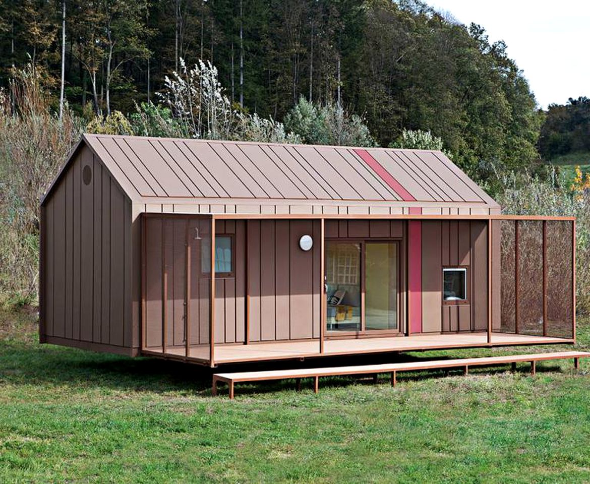 Modern Four-Person Cabin Camping next to Kupa River near Velenje, Slovenia