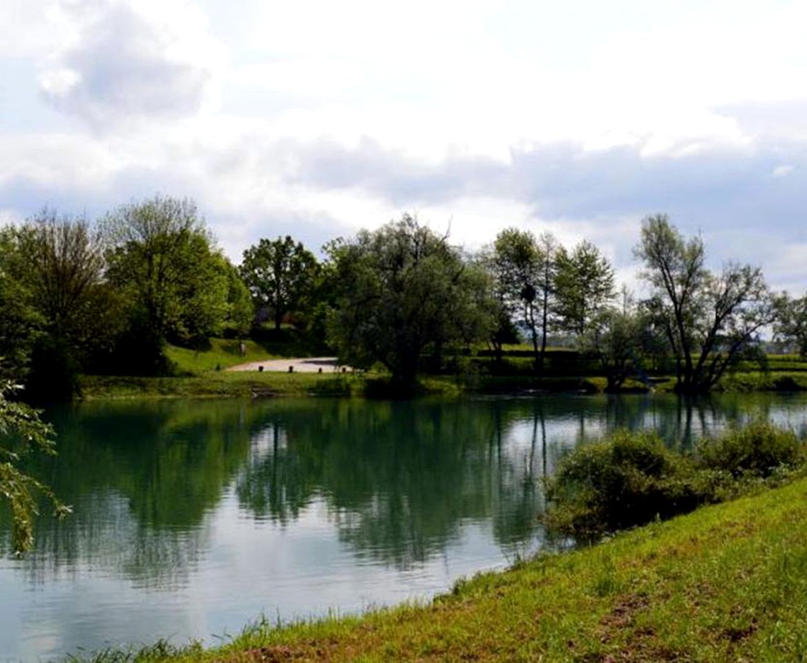 Modern Four-Person Cabin Camping next to Kupa River near Velenje, Slovenia