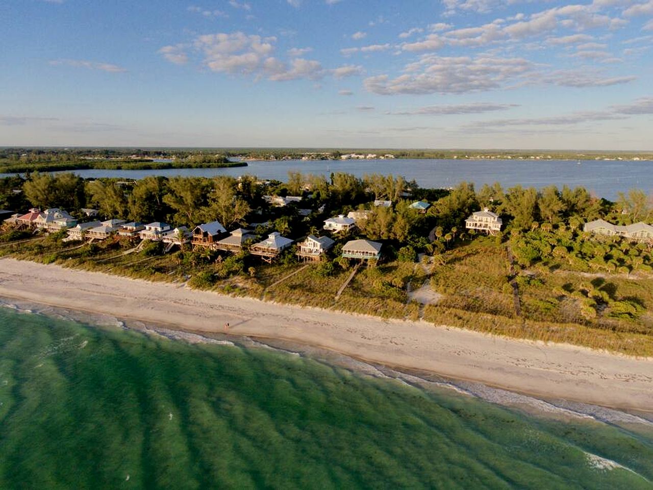 Spacious Beachfront House with Panoramic Gulf Views on Little Gasparilla Island, Florida