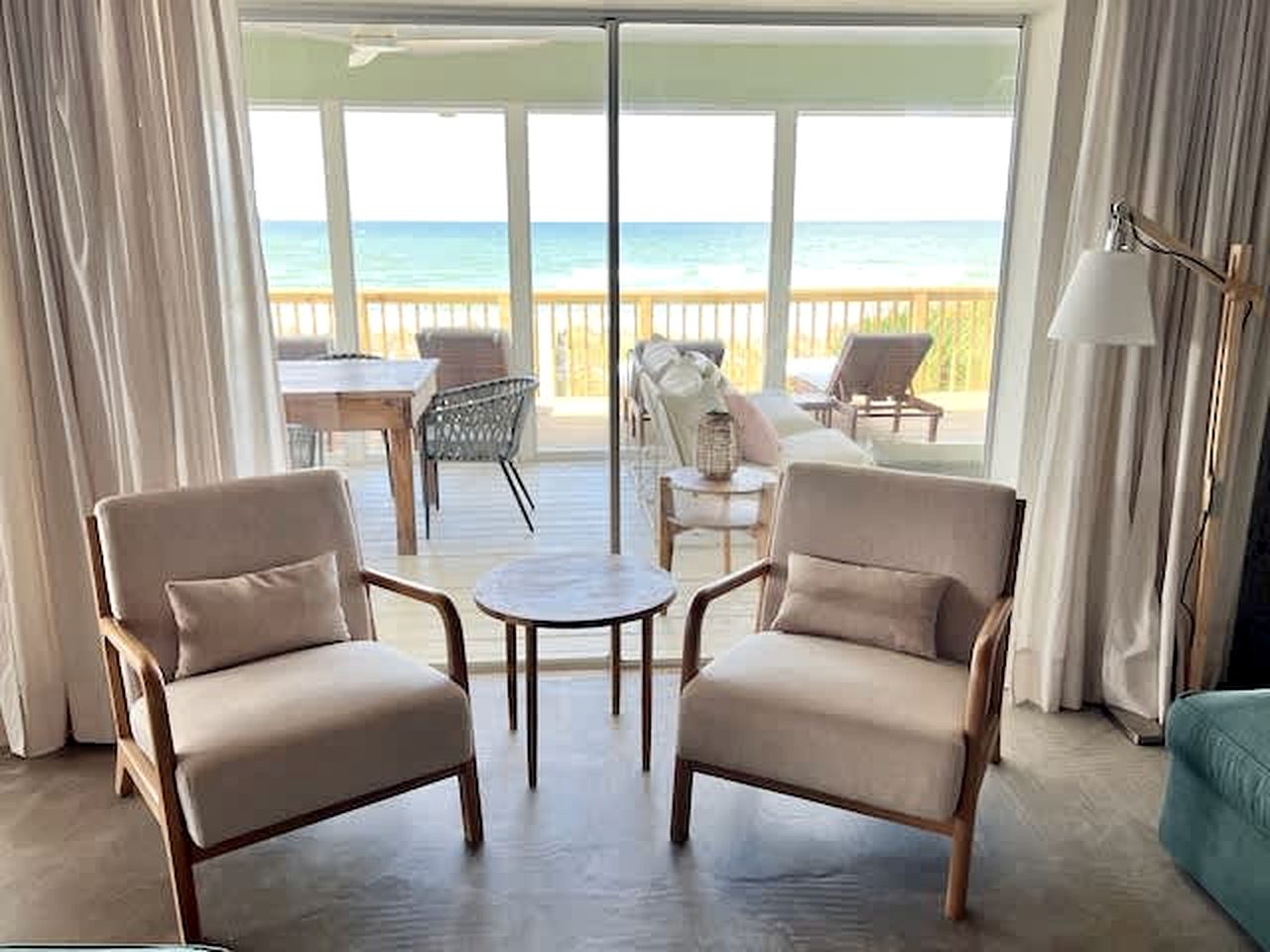 Spacious Beachfront House with Panoramic Gulf Views on Little Gasparilla Island, Florida