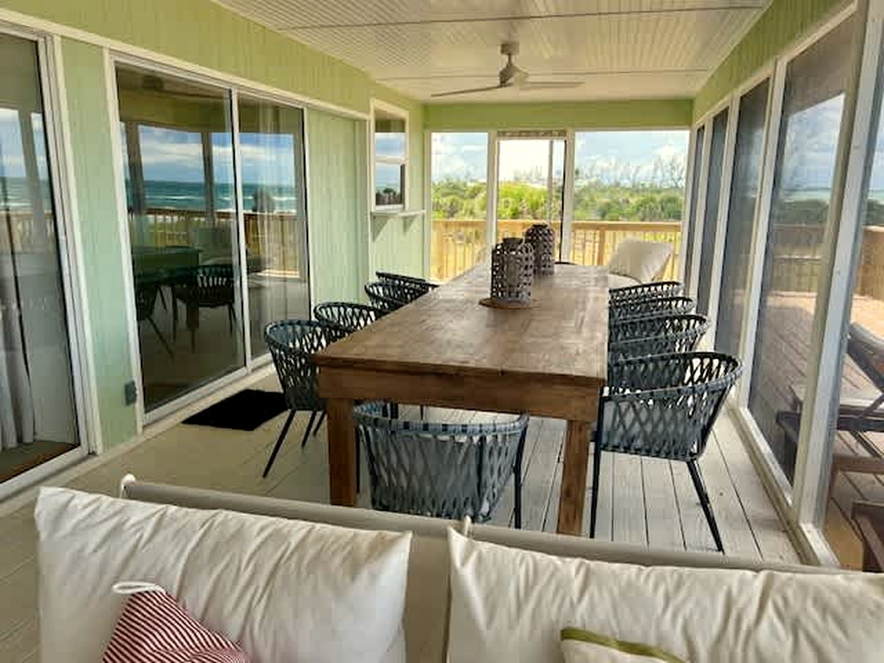 Spacious Beachfront House with Panoramic Gulf Views on Little Gasparilla Island, Florida